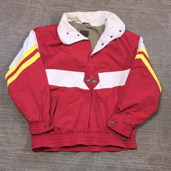 Vintage Bogner Ski Jacket Windbreaker Men’s Size M Medium Pullover Red - Picture 1 of 5